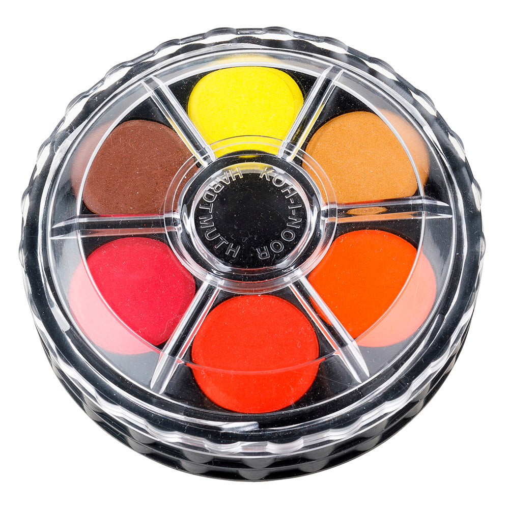 Estojo Tinta Aquarela Pastilha Disco Empilhável 12 Cores - Koh-i-noor - 171503