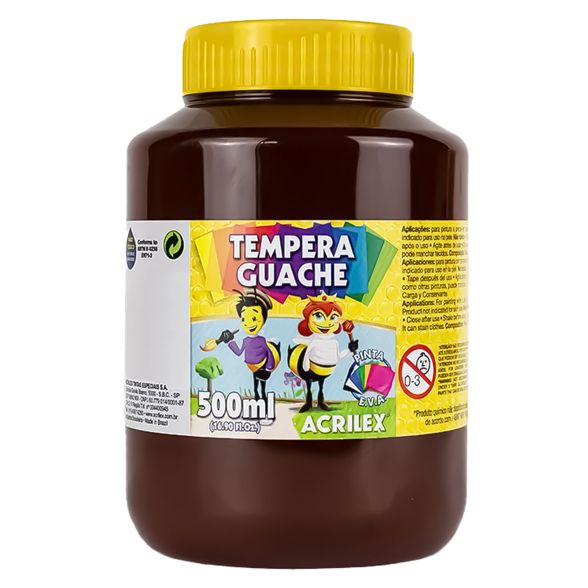76712-tinta-tempera-guache-acrilex-500ml-531---marrom-364750