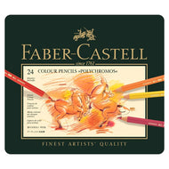 Estojo Lápis de Cor Polychromos 24 Cores Faber-castell 110024
