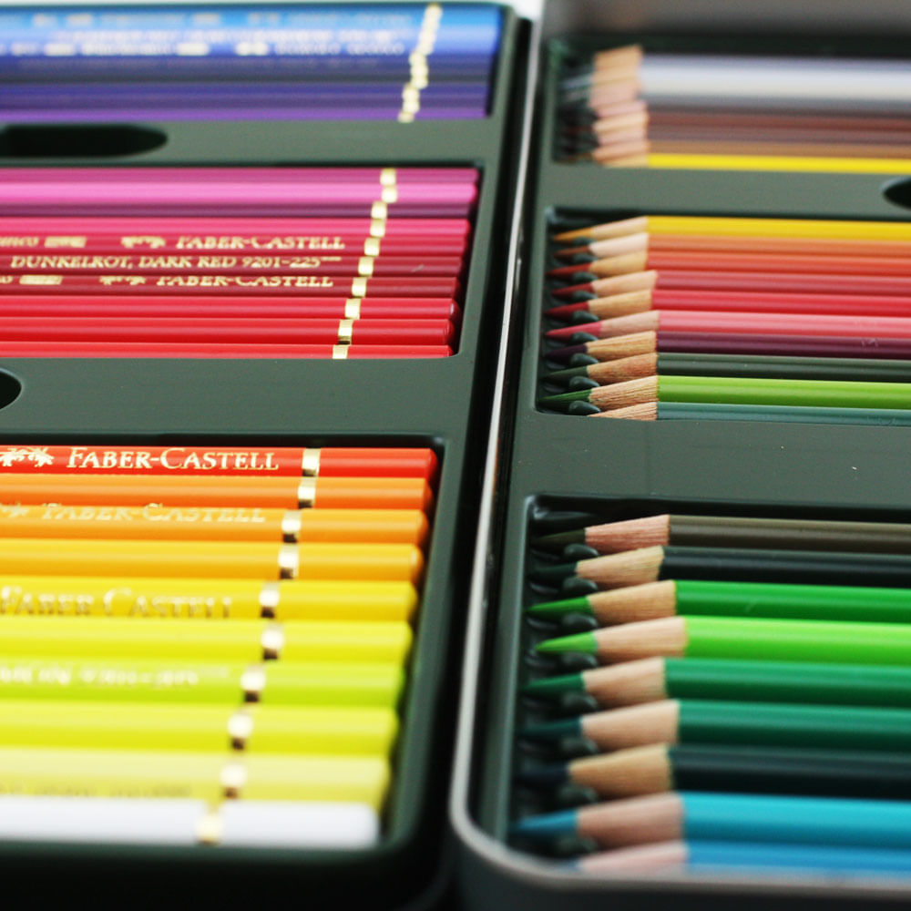 Estojo Lápis de Cor Polychromos 60 Cores Faber-castell 110060