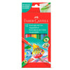 Estojo Lápis de Cor Ecolápis Aquarelável 12 Cores Estojo Metálico - Faber-castell 120212g