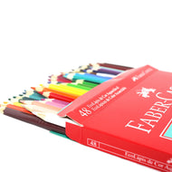 Estojo Lápis de Cor Ecolápis Aquarelável 48 Cores Estojo Metálico - Faber-castell 120248g