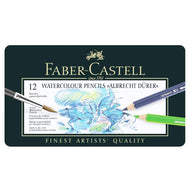 Estojo Lápis de Cor Aquarelável Albrecht Dürer 12 Cores Faber-castell 117512