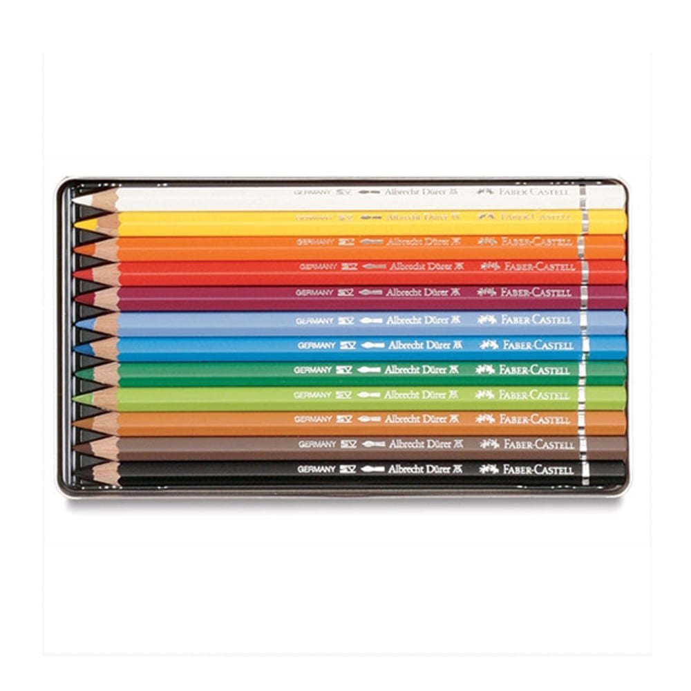 Estojo Lápis de Cor Aquarelável Albrecht Dürer 12 Cores Faber-castell 117512
