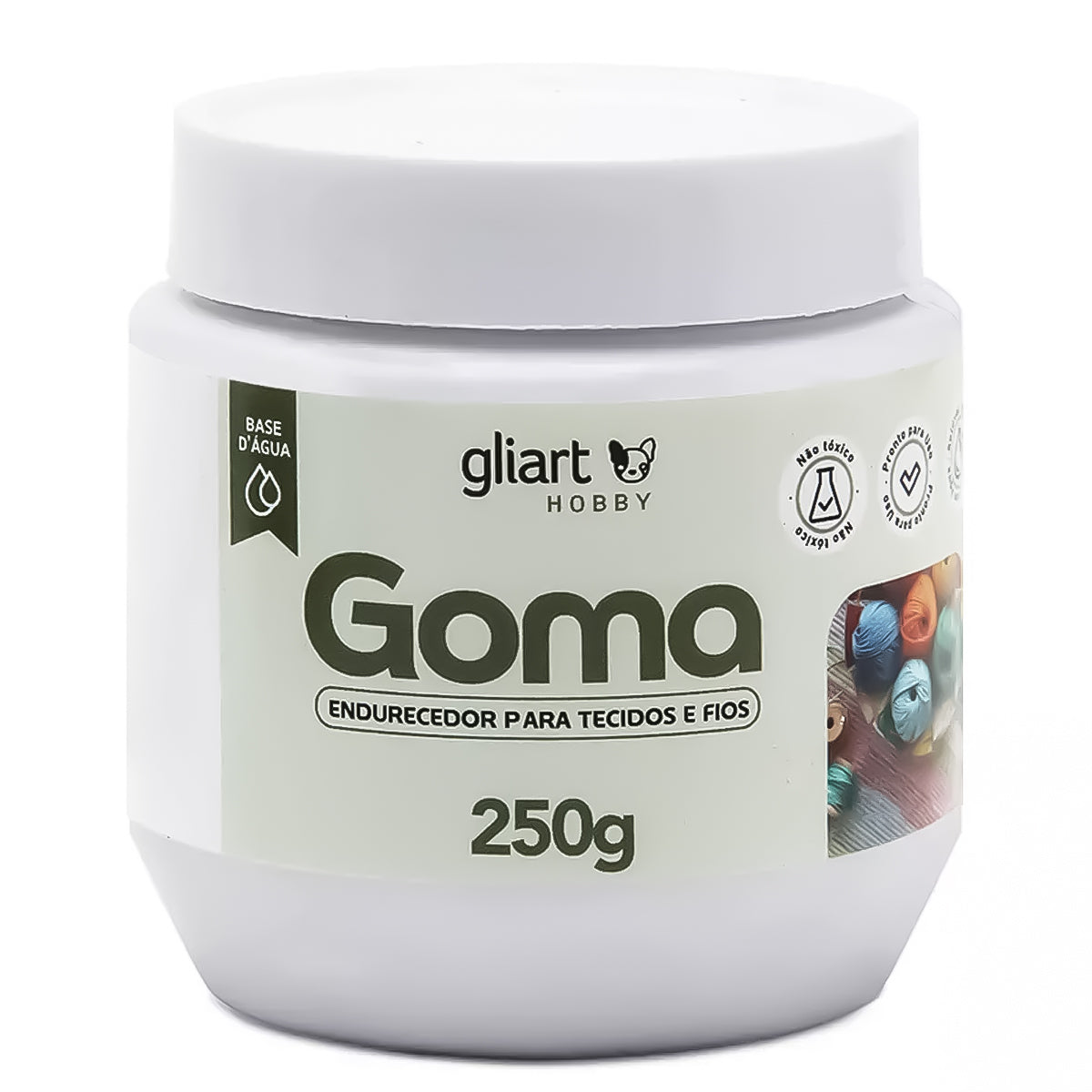 Goma Endurecedor para Tecido 250g Gliart 