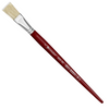Pincel Condor 455 Chato Plano Cerda Alvejada Cabo Curto