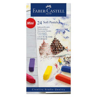 Estojo Giz Pastel Seco Curto Creative Studio 24 Cores - Faber-castell 128224