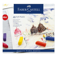 Estojo Giz Pastel Seco Curto Creative Studio 48 Cores - Faber-castell 128248