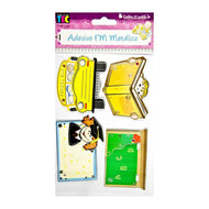 Adesivo Decorativo Metálico Escola - Toke e Crie