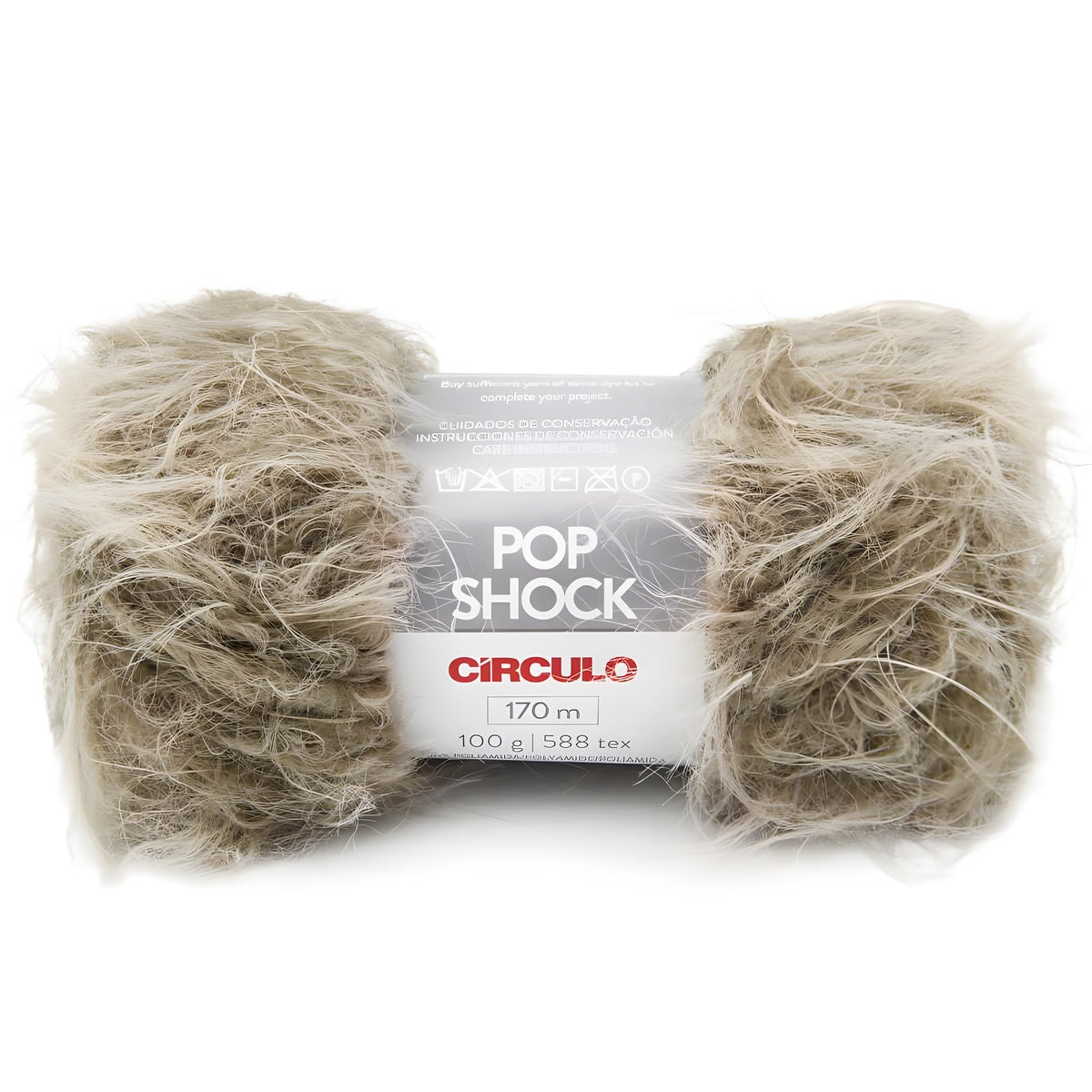 Fio Pop Shock Poliamida Crochê Tricô 100g 170m Tex 588 - Círculo