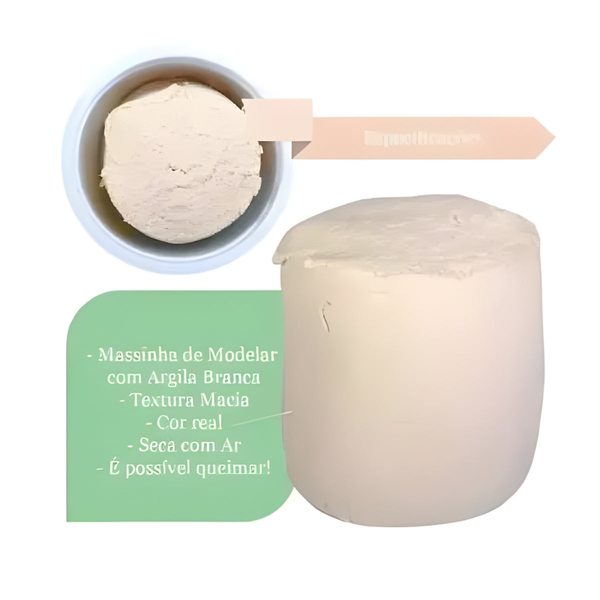 Massa de Modelar Argilinha 500g - Utiguti