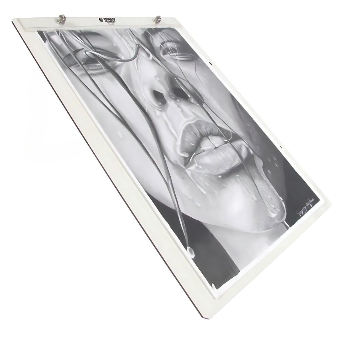 Prancheta Portátil com Prendedor Trident Fórmica Branca A3 45x34 Cm - Modelo 48-a3fa