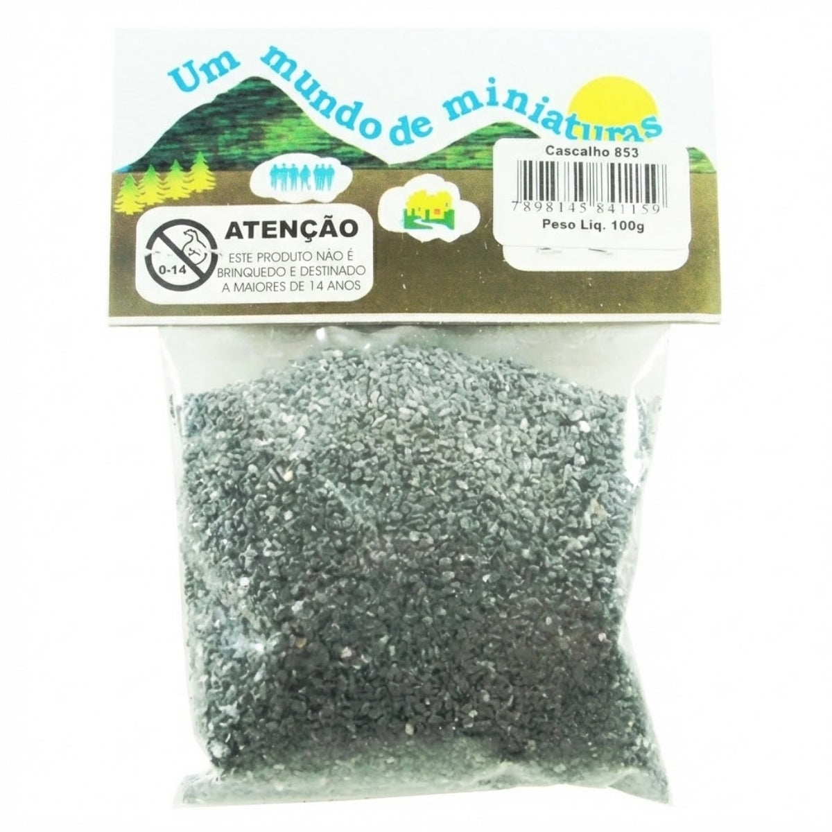 Miniatura para Maquete Cascalho 100gr 853 - Minitec