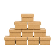 Caixa Tampa Sapato Madeira Mdf Cru 8x8x5cm com 10 Unidades