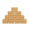 Caixa Tampa Sapato Mdf Cru 8x8x5cm com 10 Unidades