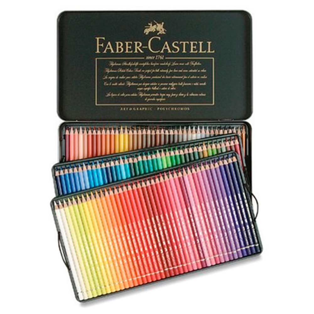 Estojo Lápis de Cor Polychromos 120 Cores Faber-castell 110011