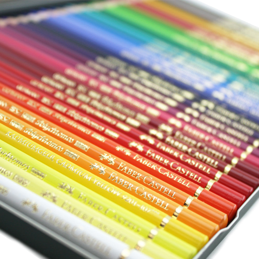 Estojo Lápis de Cor Polychromos 120 Cores Faber-castell 110011
