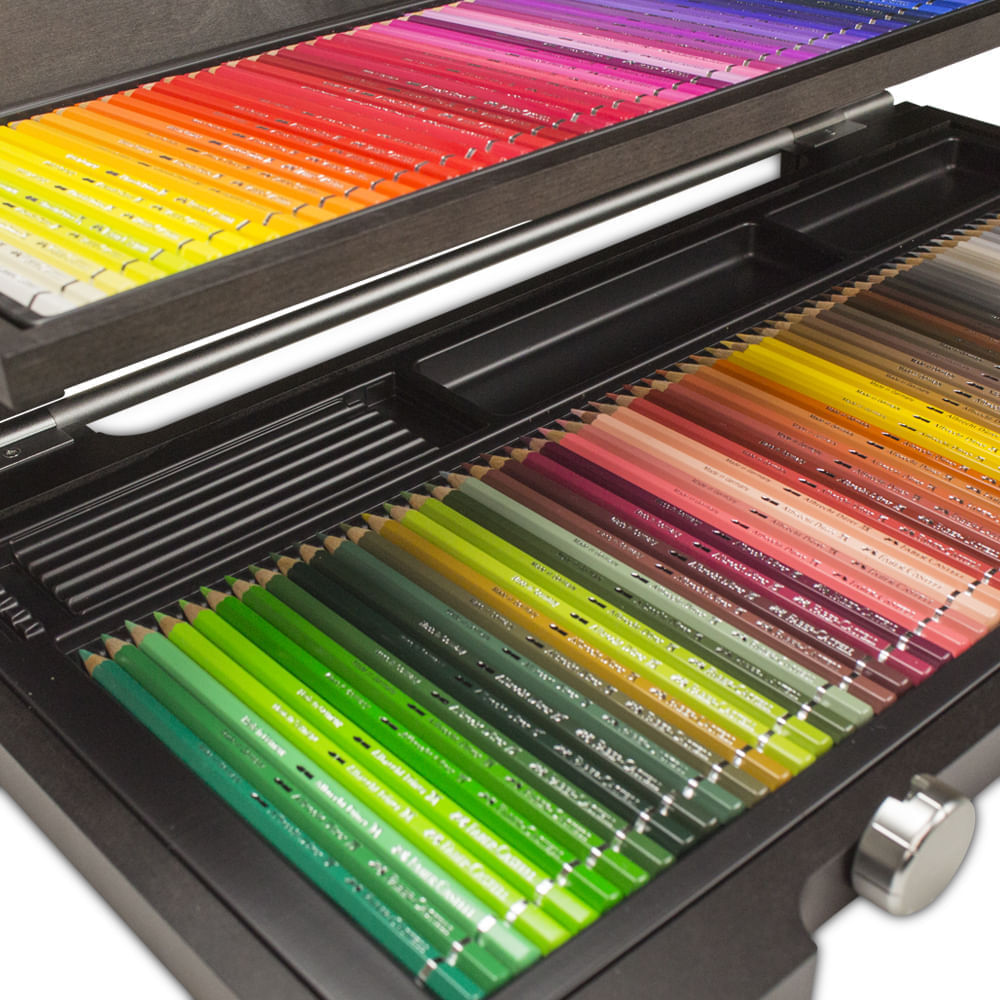 Estojo de Madeira Lápis de Cor Aquarelável Albrecht Dürer 120 Cores Faber-castell 117513