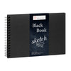 Caderno de Desenho Hahnemühle Black Book 250g/m² Com 30 Folhas