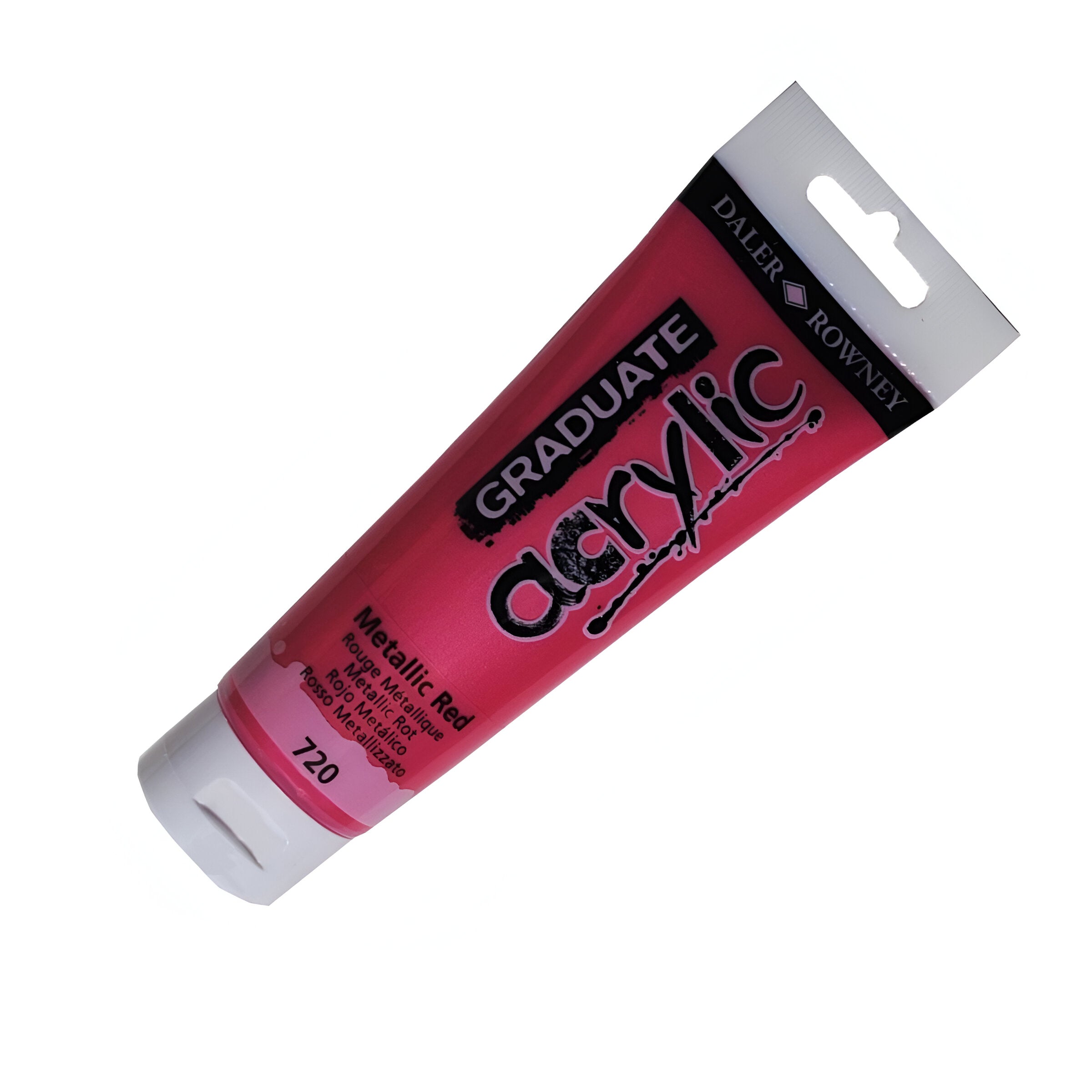 Tinta Acrílica Graduate 120ml Daler & Rowney - 720 Metallic Red
