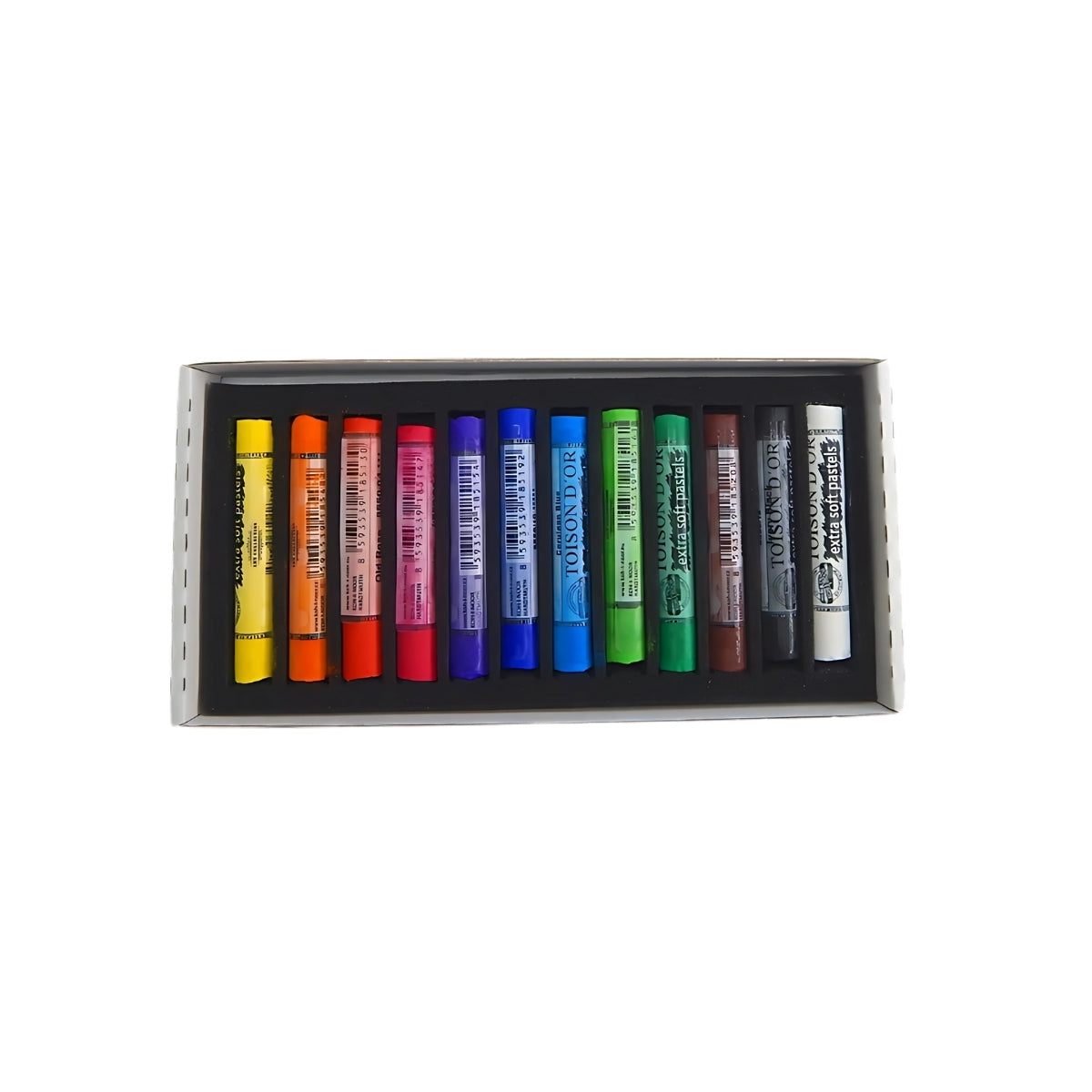 Estojo Giz Extra Soft Pastels Redondo 12 Unidades Koh-i-noor