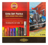 Estojo Giz Pastel Seco Toison D'or 24 Cores - Koh-i-noor - 8554
