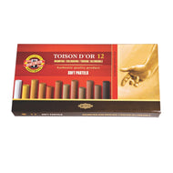 Estojo Giz Pastel Seco Toison D'or 12 Cores - Koh-i-noor
