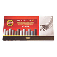 Estojo Giz Pastel Seco Toison D'or 12 Cores - Koh-i-noor - 8522g
