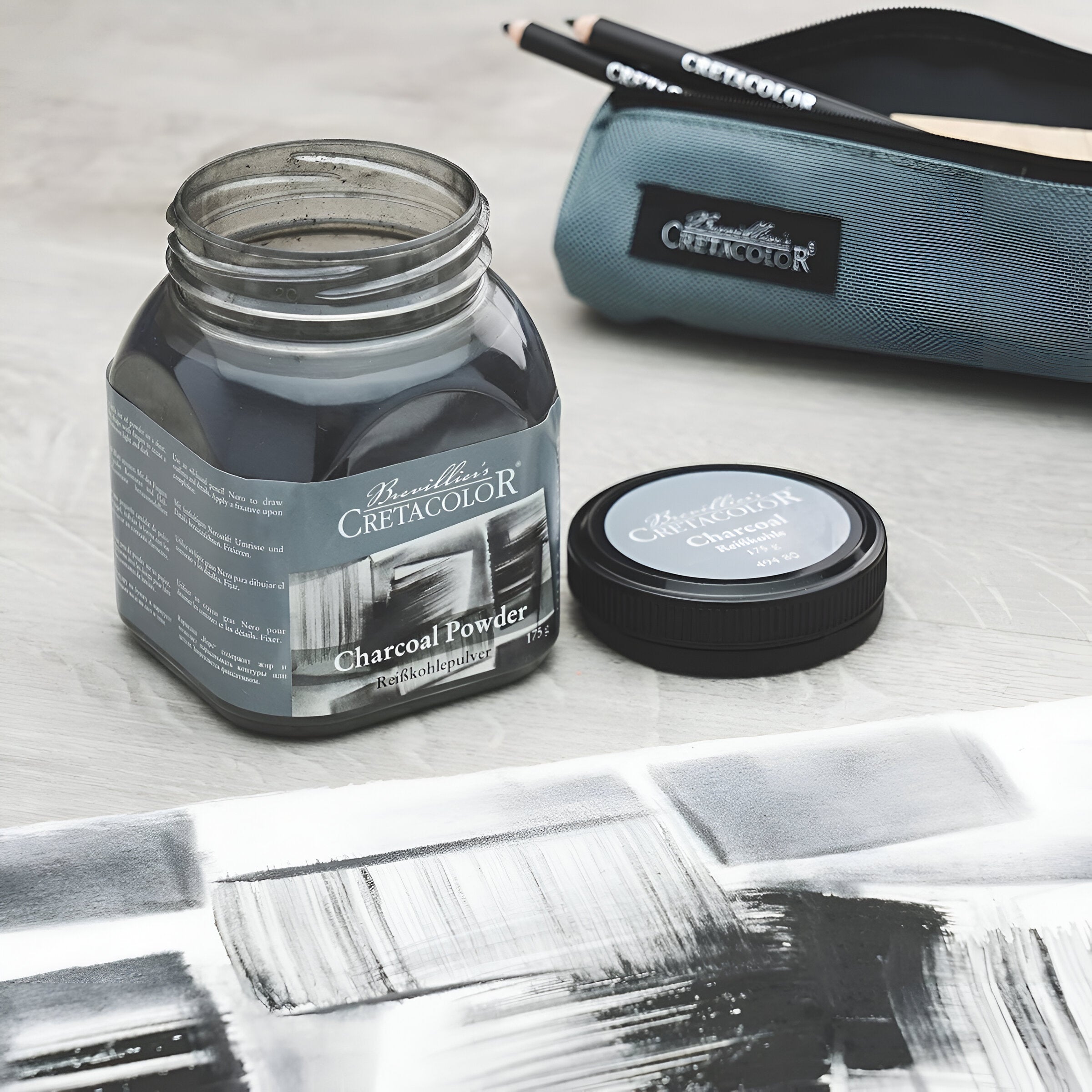 Grafite em Pó Cretacolor Carvão Charcoal Powde 175g - 494 80