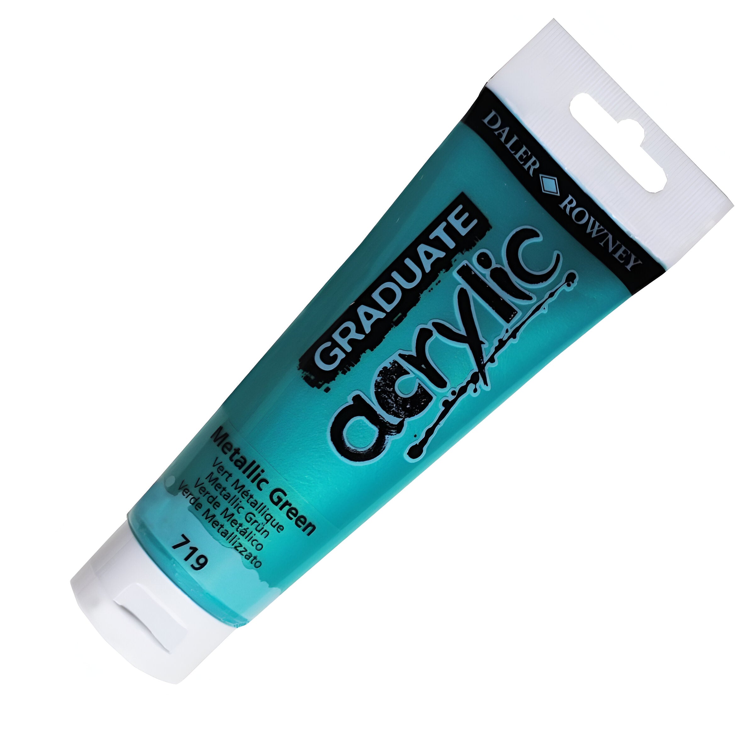 Tinta Acrílica Graduate 120ml Daler & Rowney - 719 Metallic Green
