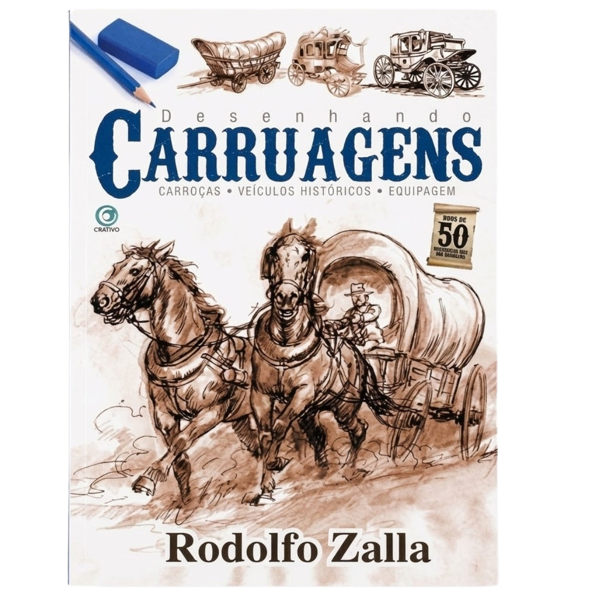 Livro Desenhando Carruagens - Criativo