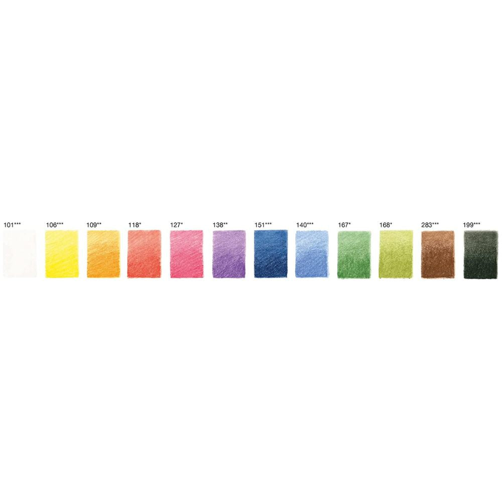 Estojo Lápis Pastel Seco Pitt 12 Cores Faber-castell 112112