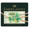 Estojo Lápis Pastel Seco Pitt 24 Cores Faber-castell 112124