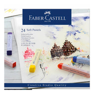 Estojo Giz Pastel Seco Longo Creative Studio 24 Cores - Faber-castell 128324