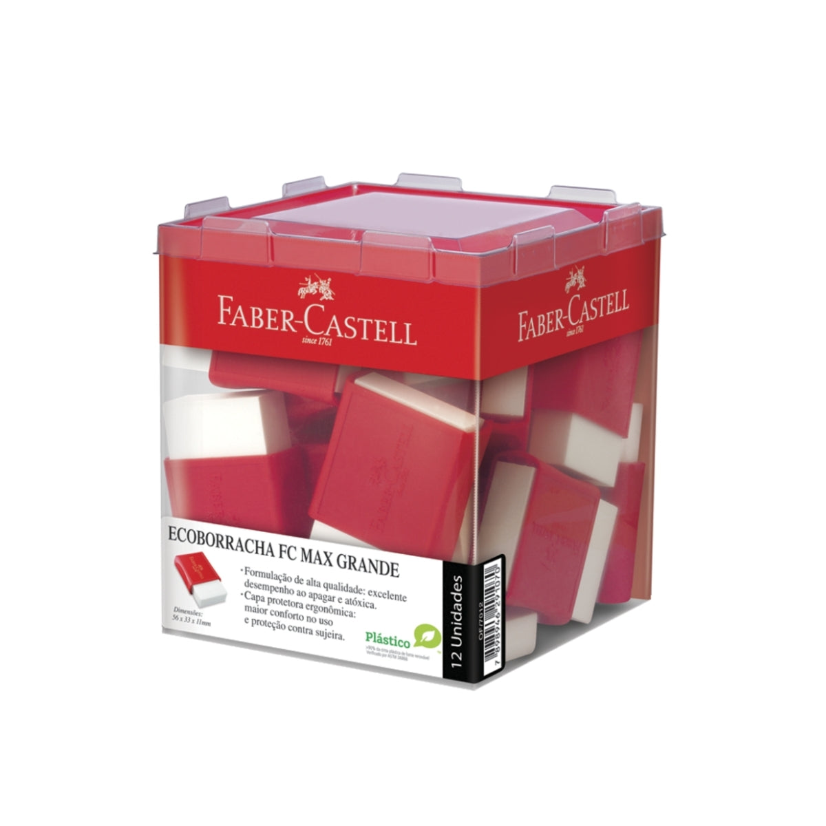 Borracha Max Grande com Cinta Plástica - Faber-castell Of/7012