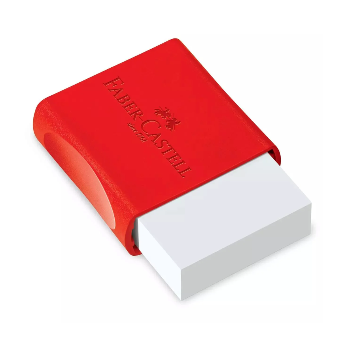 Borracha Max Pequena com Capa Branca - Faber-castell Of/7024n