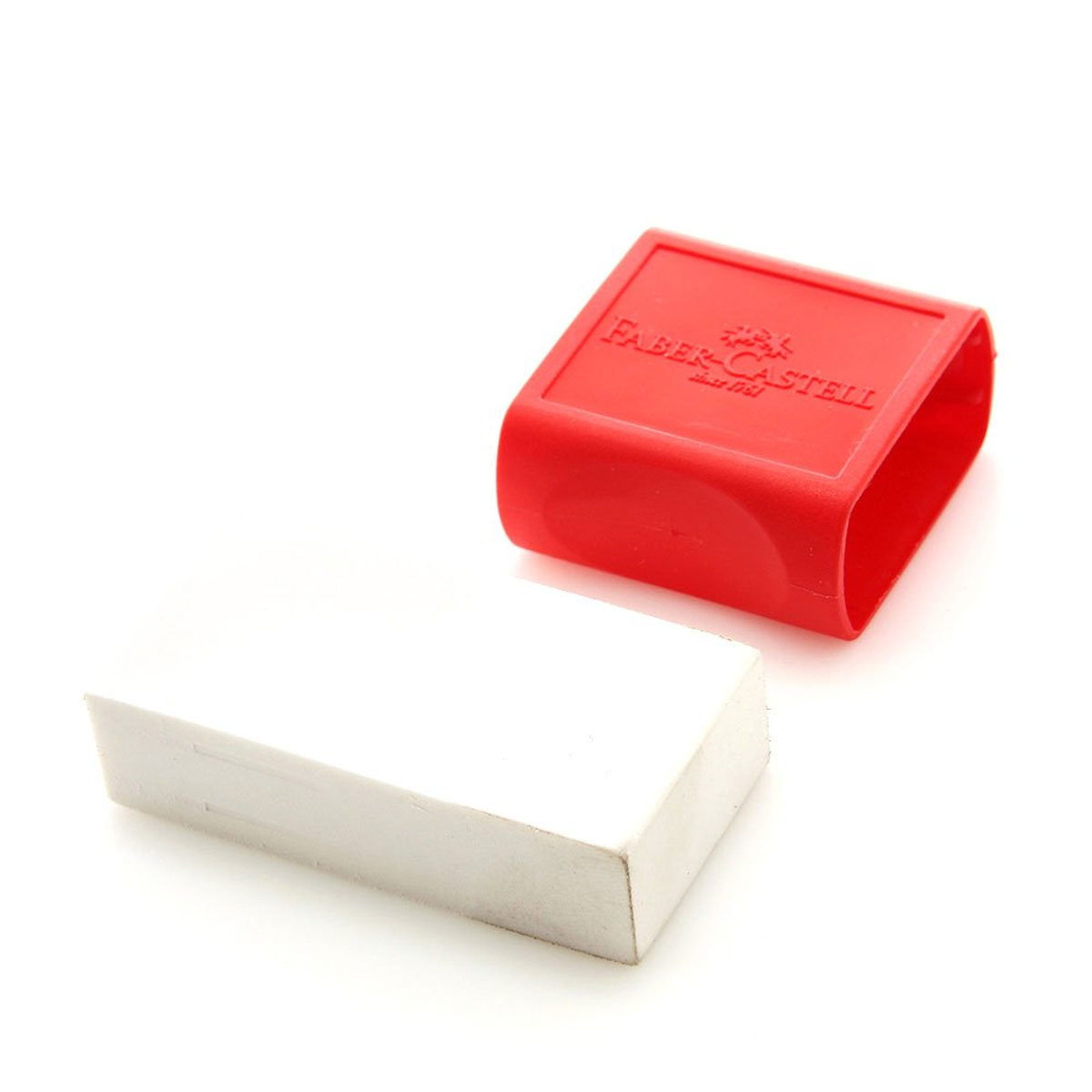 Borracha Max Pequena com Capa Branca - Faber-castell Of/7024n