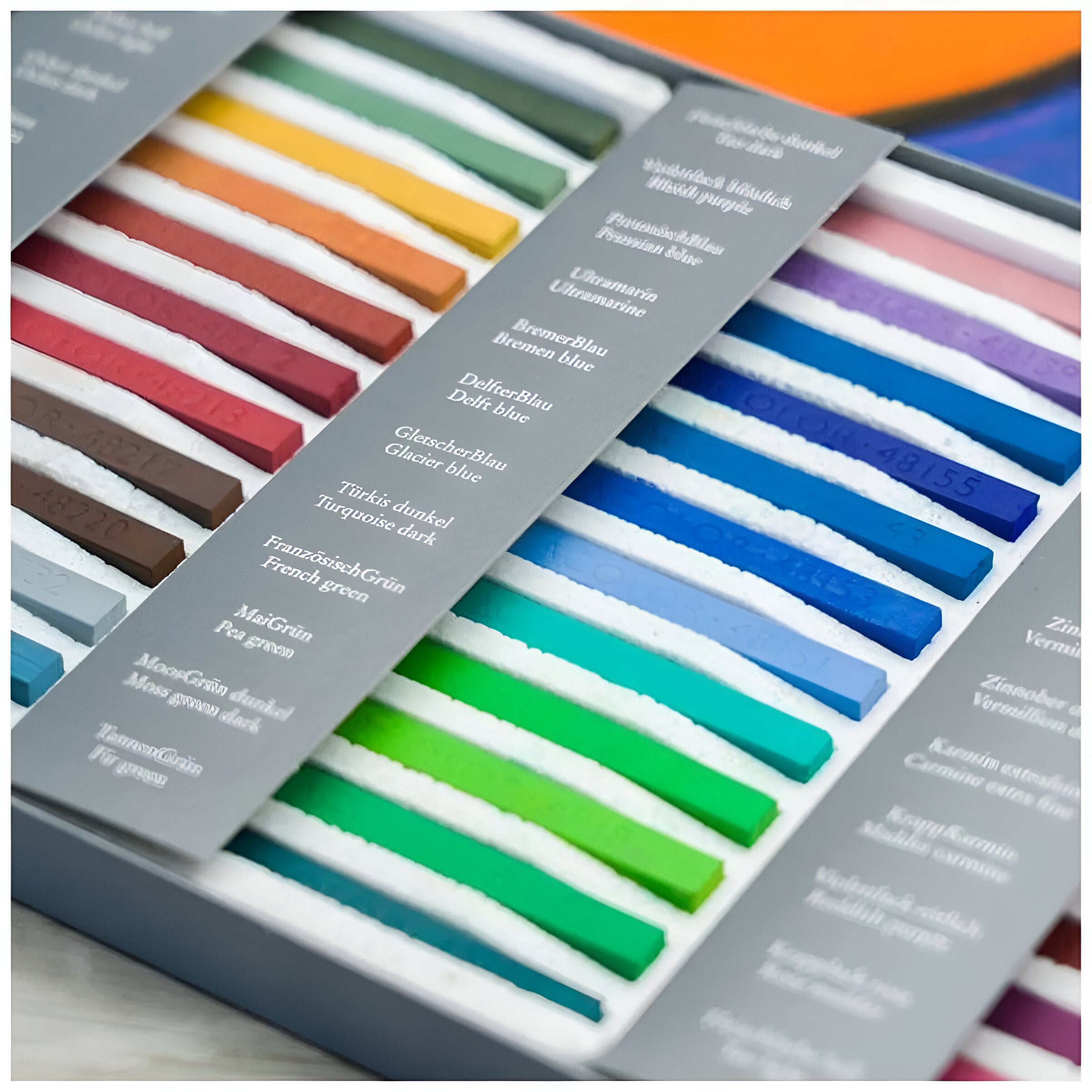 Estojo Giz Pastel Seco Cretacolor Hard Carré 36 Cores 