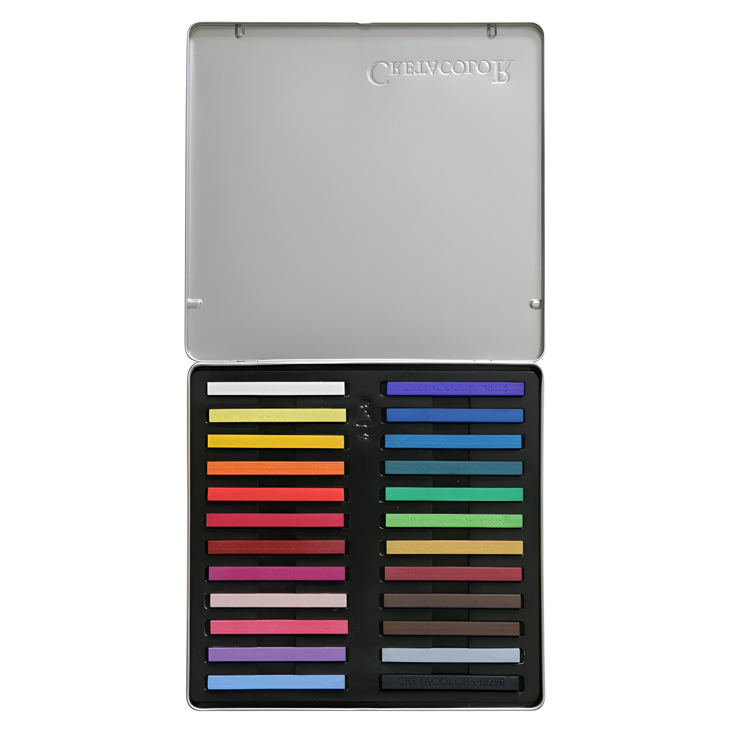 Giz Pastel Seco Cretacolor Hard Carré Starter com 24 Cores 480 24