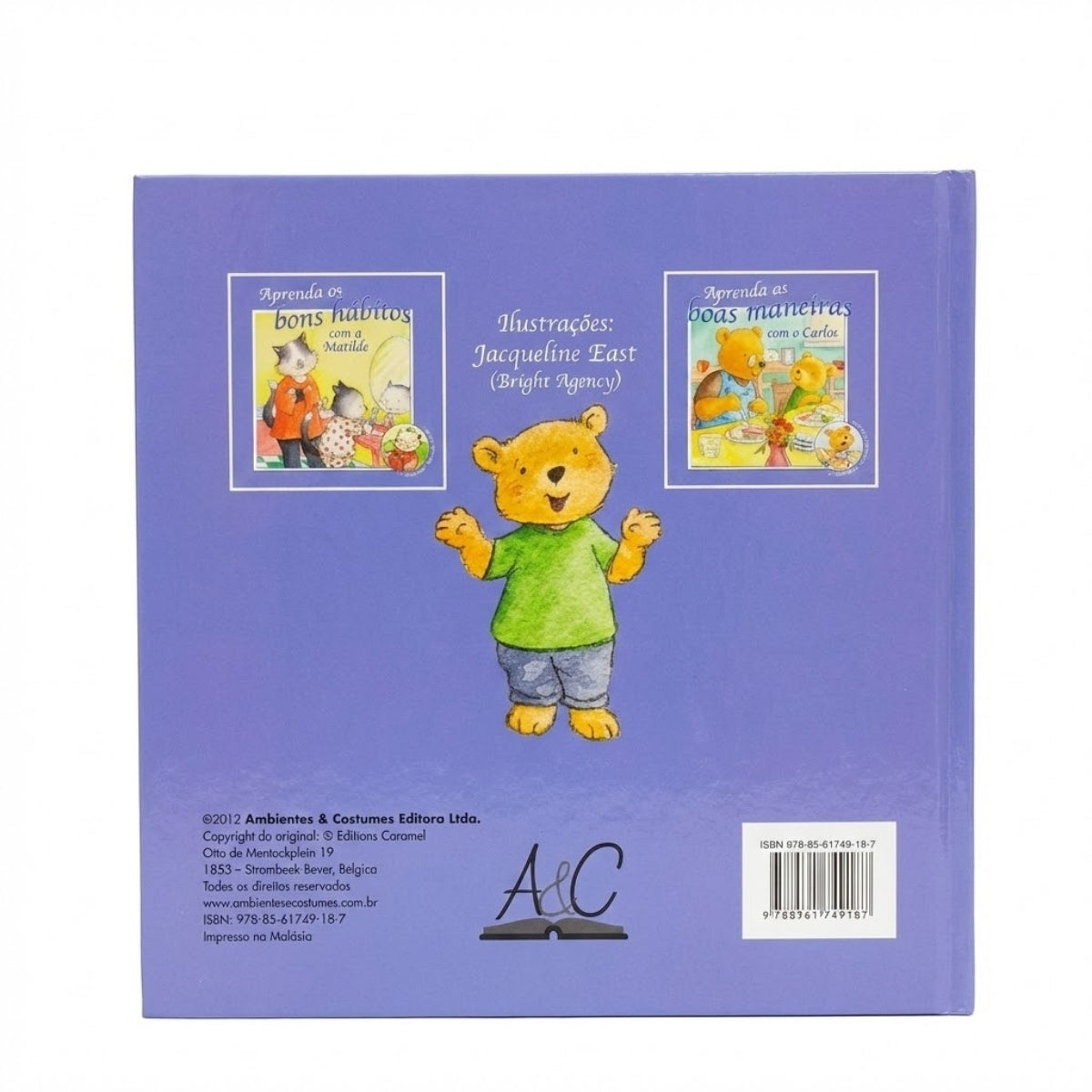 Livro Aprenda As Boas Maneiras com Carlos - Ambientes & Costumes