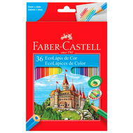 Estojo Lápis de Cor Ecolápis 36 Cores - Faber-castell 120136g
