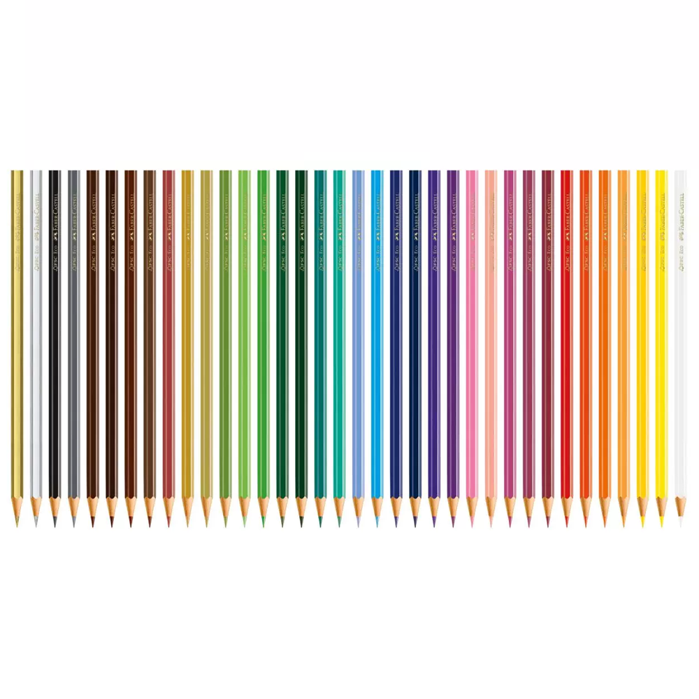 Estojo Lápis de Cor Ecolápis 36 Cores - Faber-castell 120136g