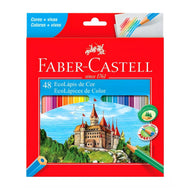 Estojo Lápis de Cor Ecolápis 48 Cores - Faber-castell 120148g