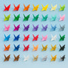 Papel Dobrável Origami 240 Folhas 50 Cores 7,5x7,5cm - 001015 - Miwa