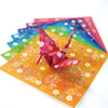 Papel Dobrável Origami 128 Folhas Japan Yuzen 7,5x7,5cm - 010036 - Miwa