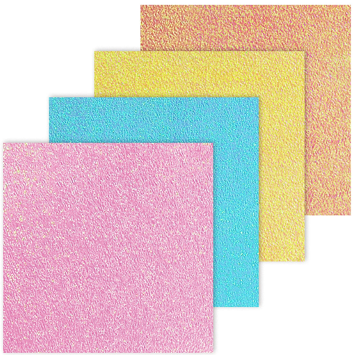 Papel Dobrável Origami 32 Folhas Aurora Silky 7,5x7,5cm - 007012 - Miwa