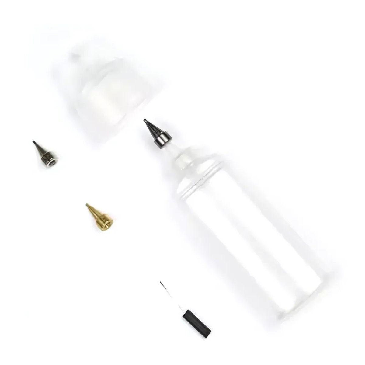 Kit 6 Bisnagas + 6 Ponteiras Metálicas 0.9Mm + Desentupidor Corfix