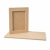 Porta Retrato com Base Simples Mdf Cru 13x19,5cm Base 28x10,5cm 6mm