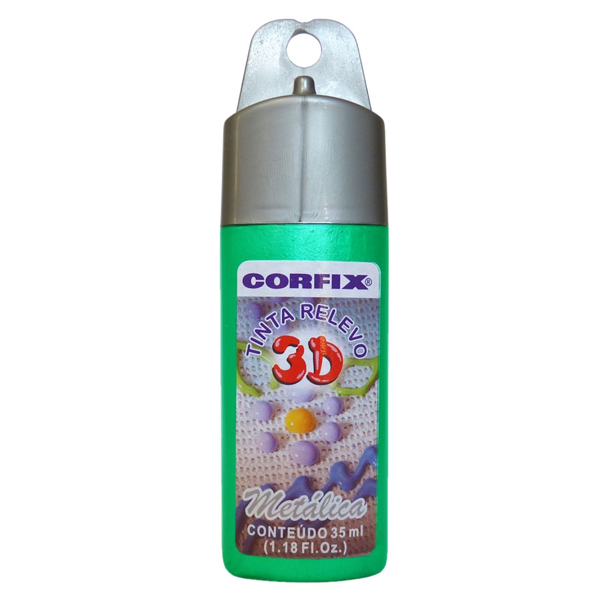 Tinta Relevo 3D Corfix Metalica 35ml - 14500