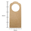 Aviso de Porta Mdf Cru 22x9,5cm 3mm